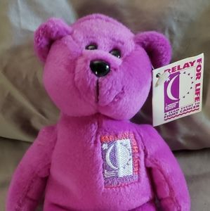 Relay for Life Beanie Baby - 2000 Coraggio Bear